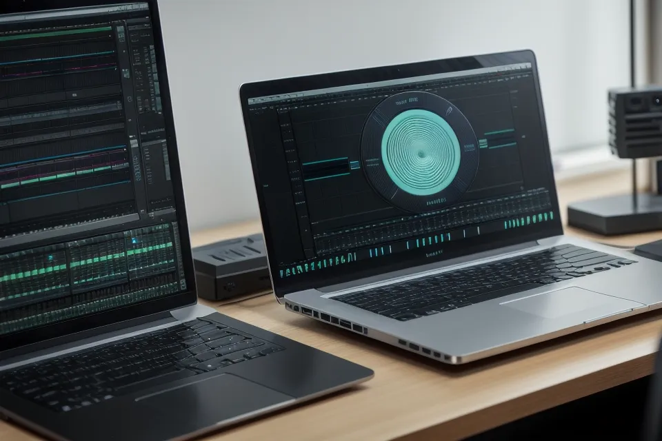 Réglage du buffer à 128 samples sur un logiciel d'enregistrement audio